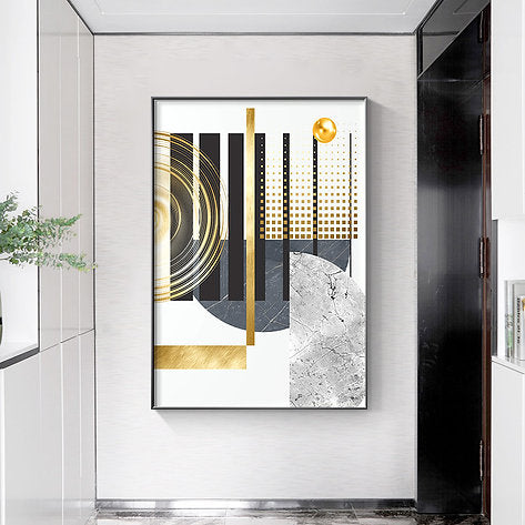 Geo Moon Canvas