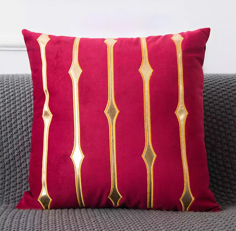 Gilden Bronzing Pillow Cover