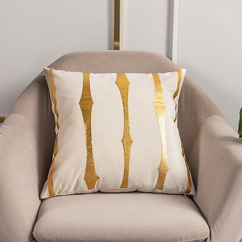 Golden Stroke Pillow Sham