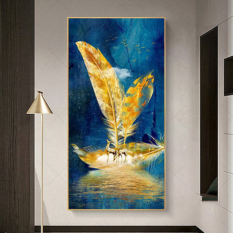 Poetry of Feathers Canvas