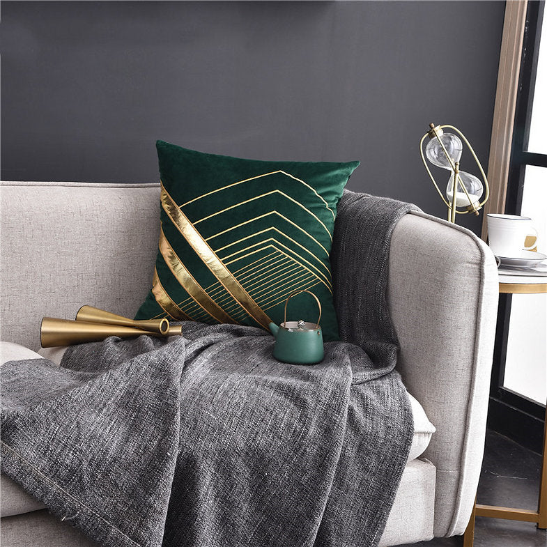 Light Lux American Style Embroidered Sham