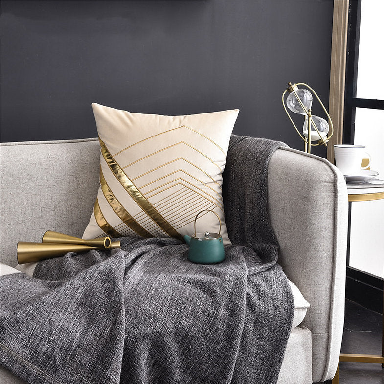 Light Lux American Style Embroidered Sham