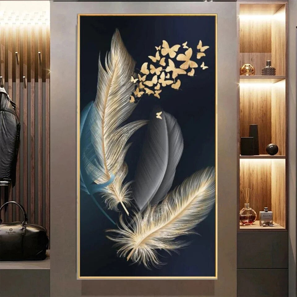 Poetry of Feathers Canvas