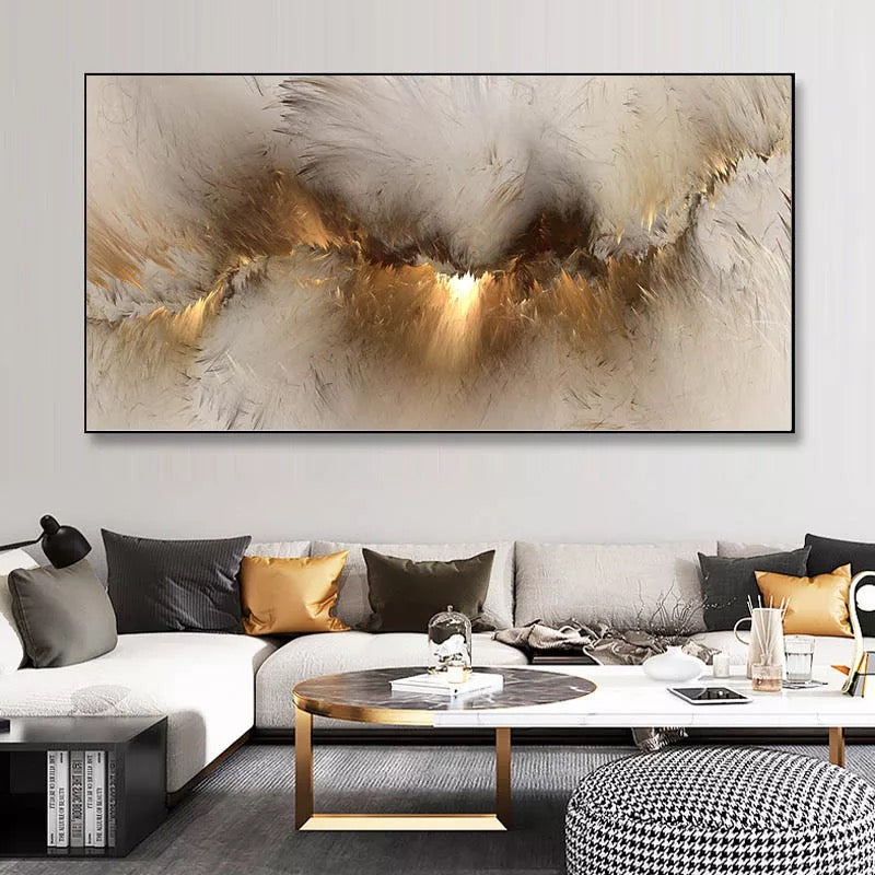 Golden Fog Canvas