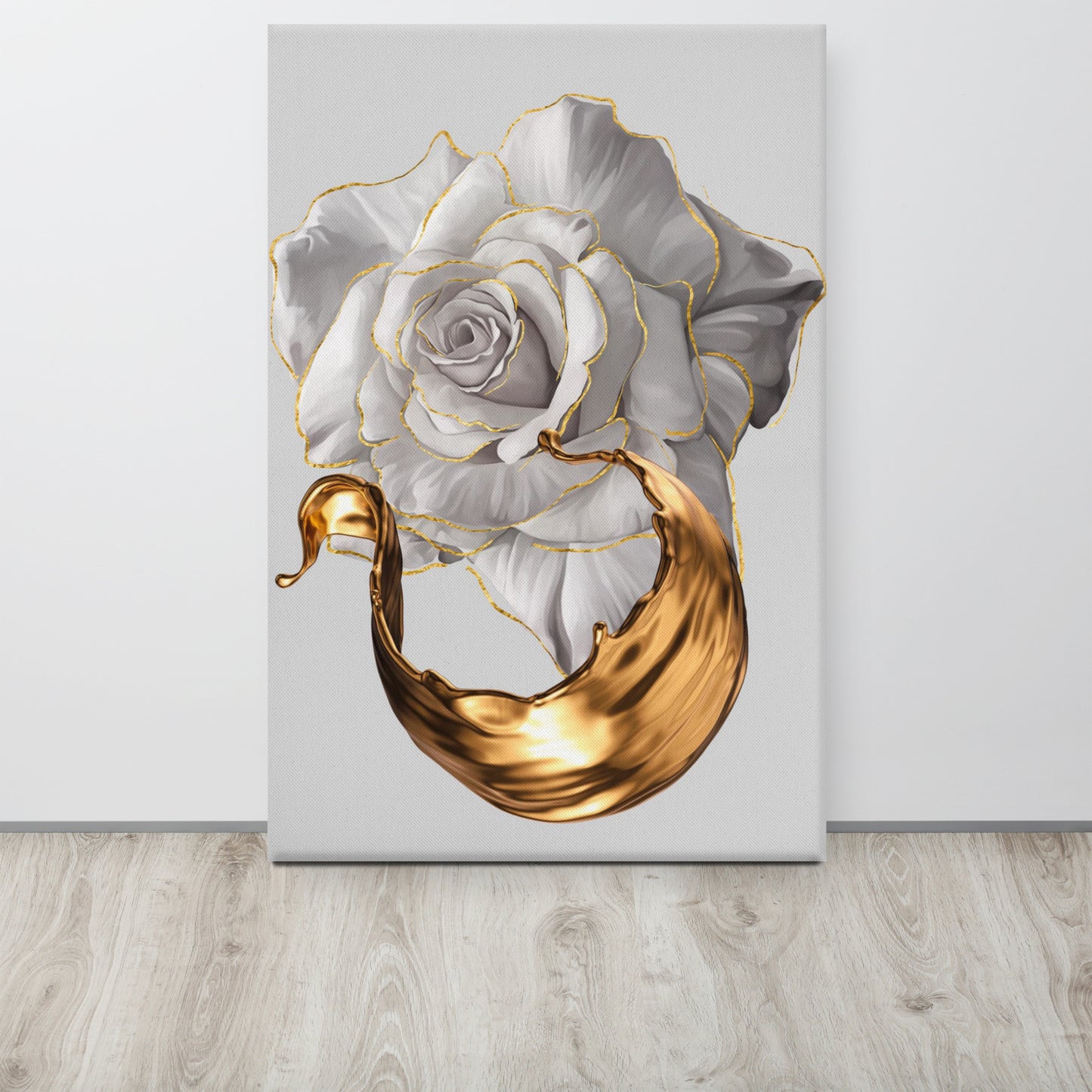 Golden Flower Canvas