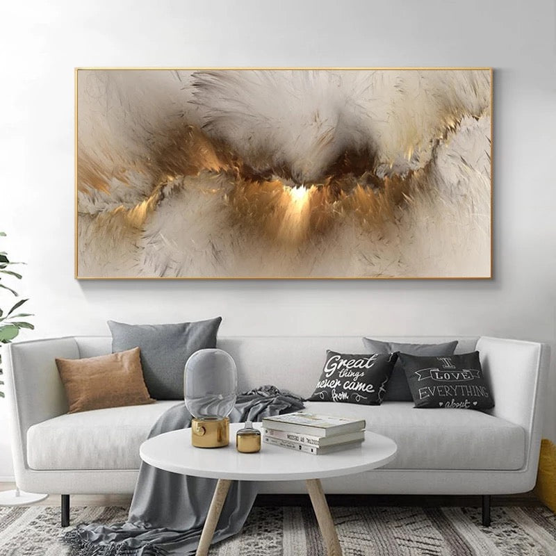 Golden Fog Canvas