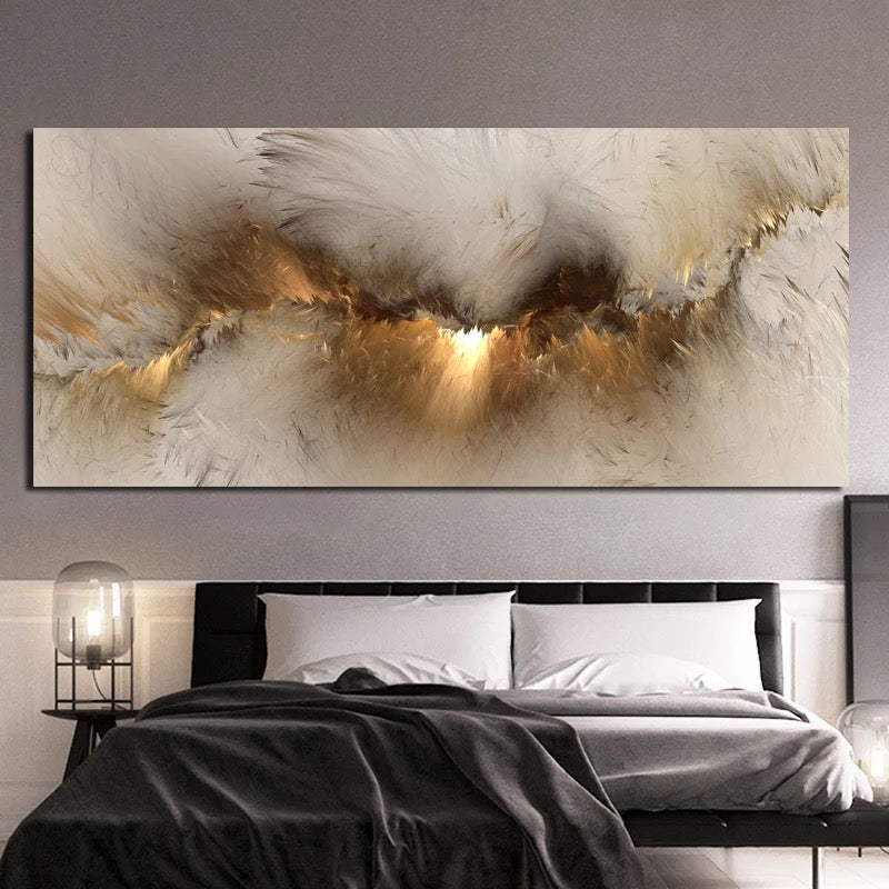 Golden Fog Canvas