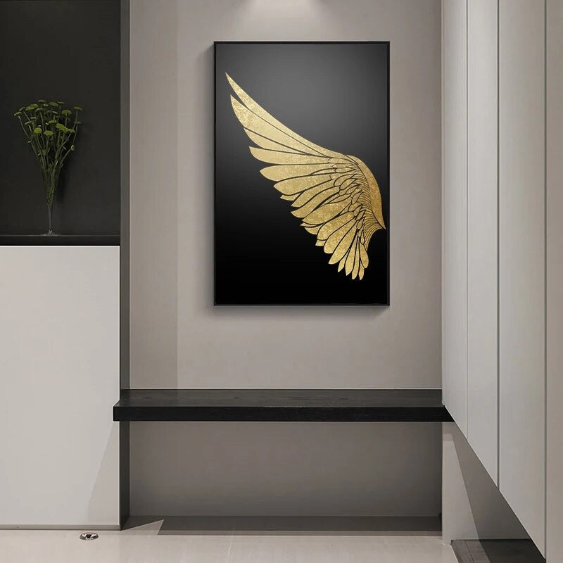 Gold Wings Canvas