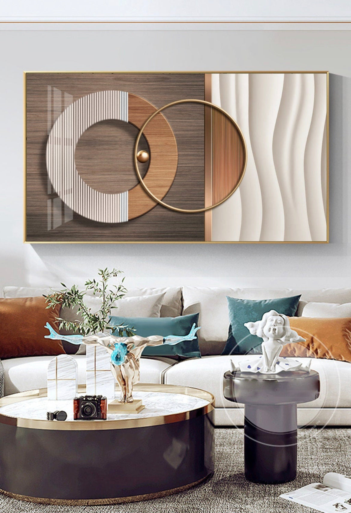 Geo Grain Canvas