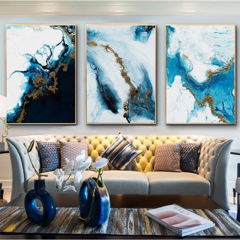 Blue Vibes Canvas