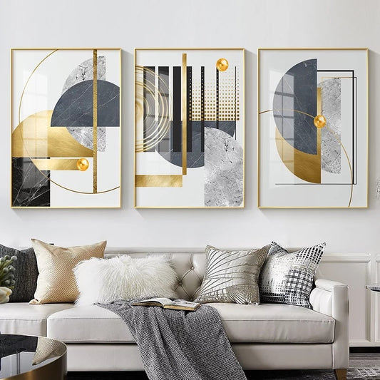 Geo Moon Canvas