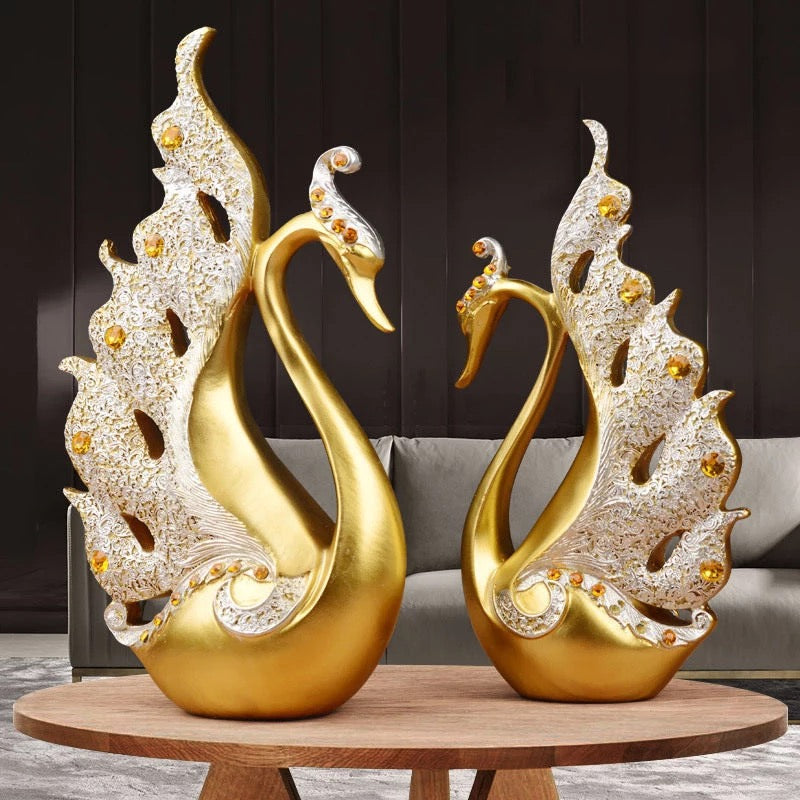 Swan Couple Decor