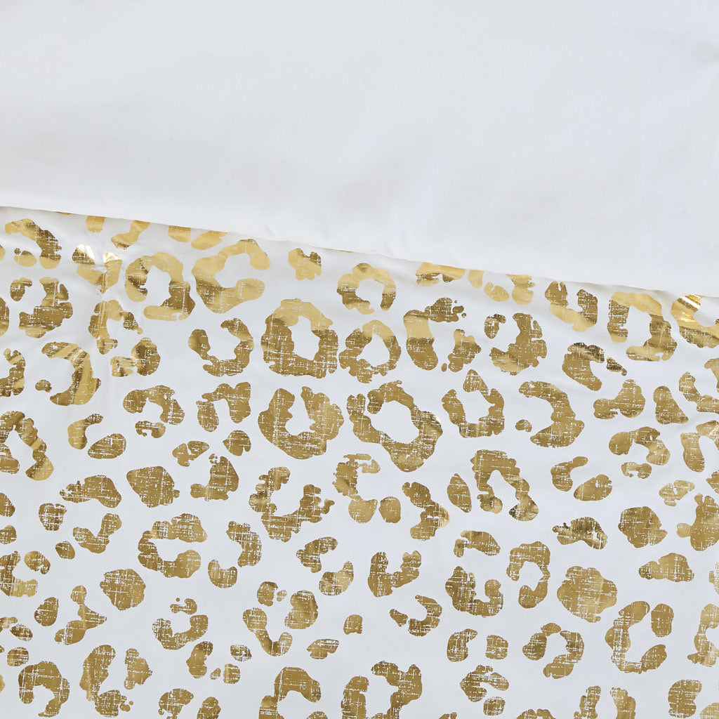 Metallic Animal Printed Comforter Set