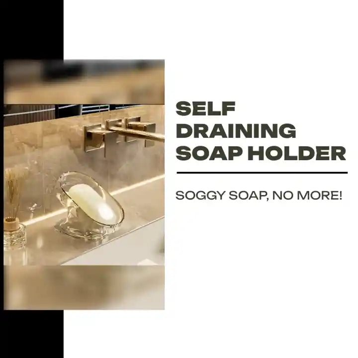 Self Draining Soap Holder by@Outfy