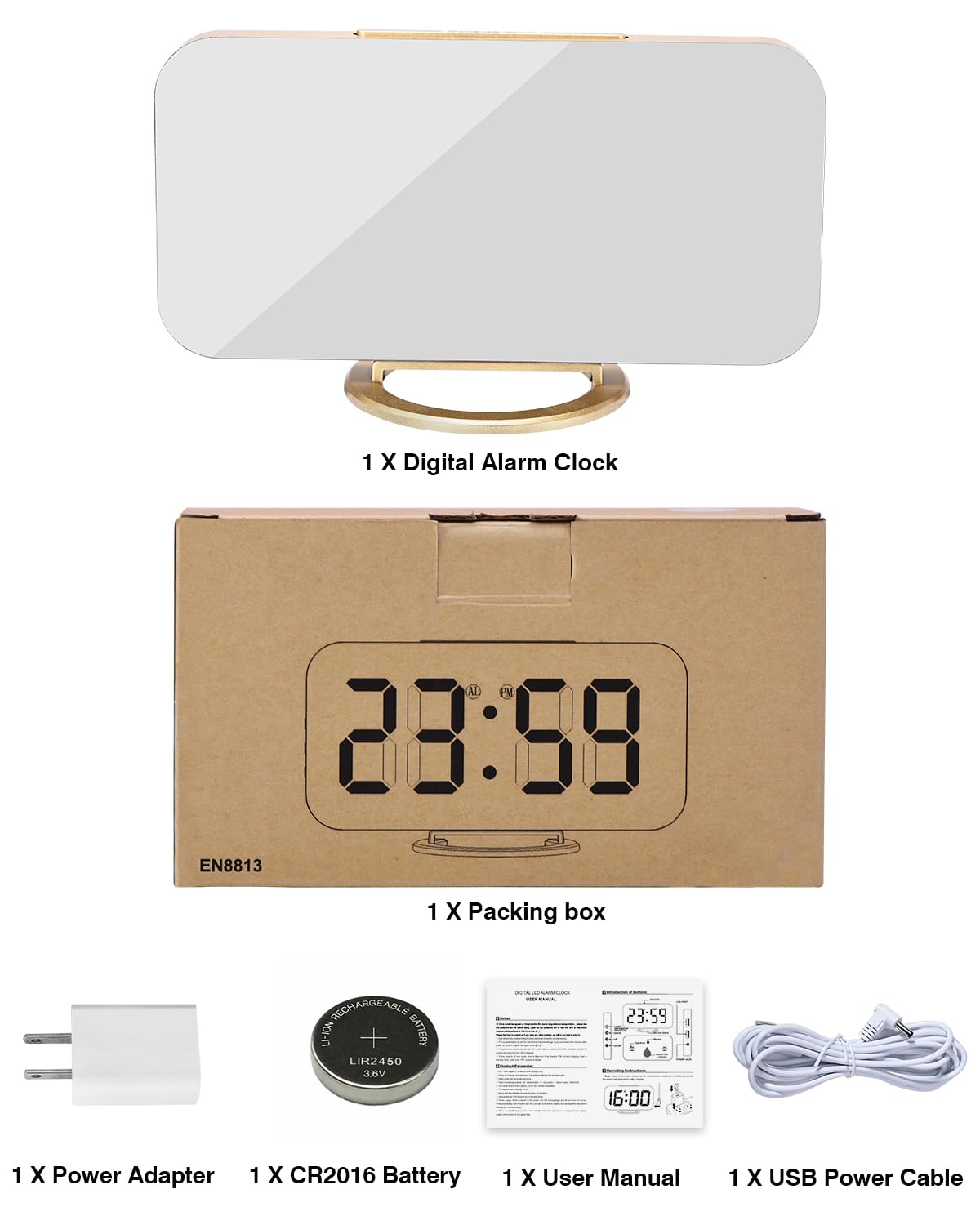 LED Digital Alarm Clock