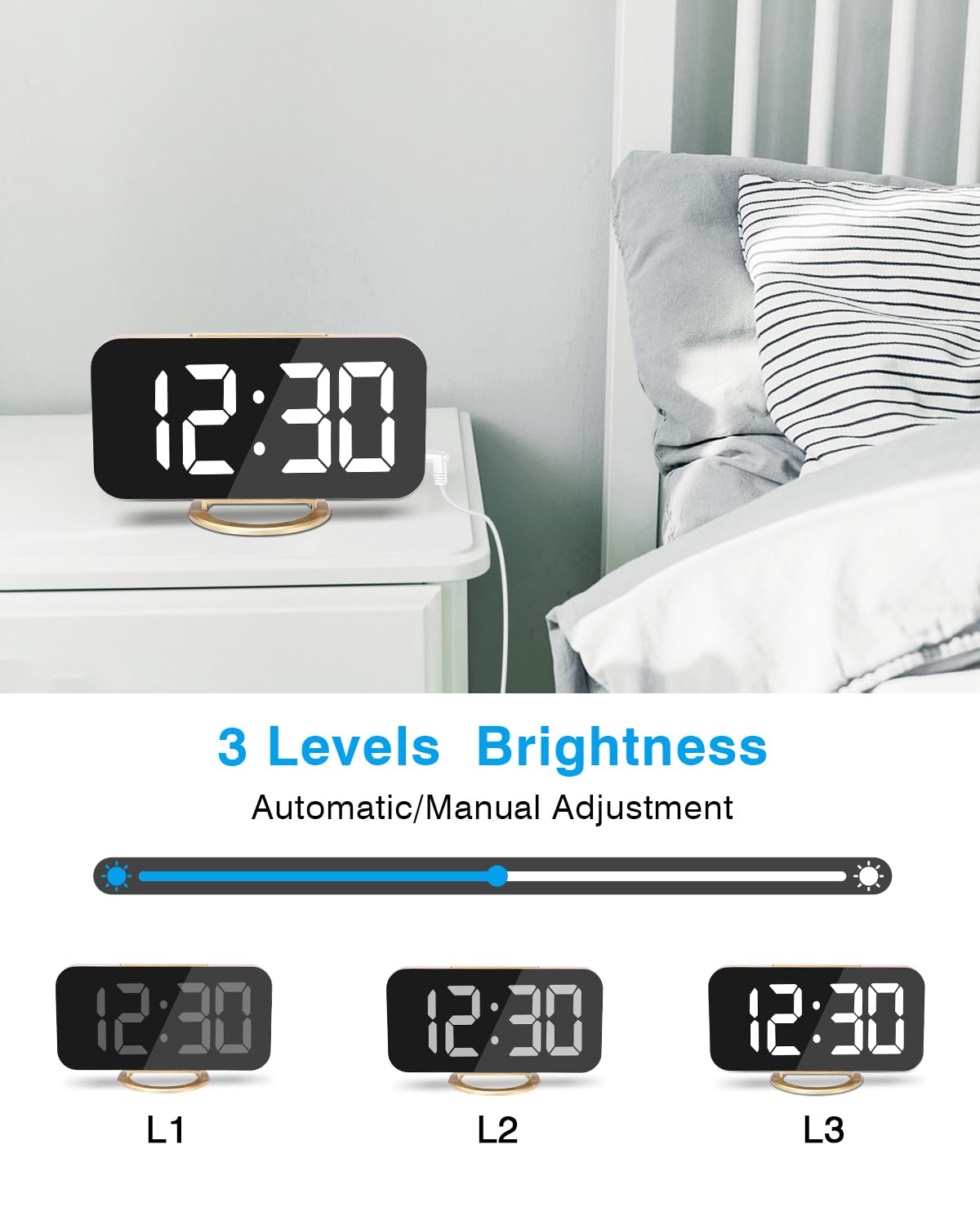 LED Digital Alarm Clock