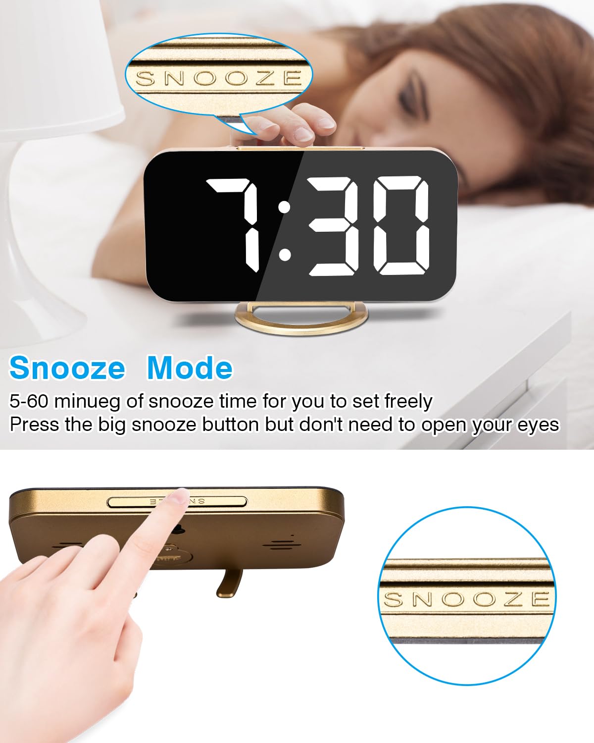 LED Digital Alarm Clock