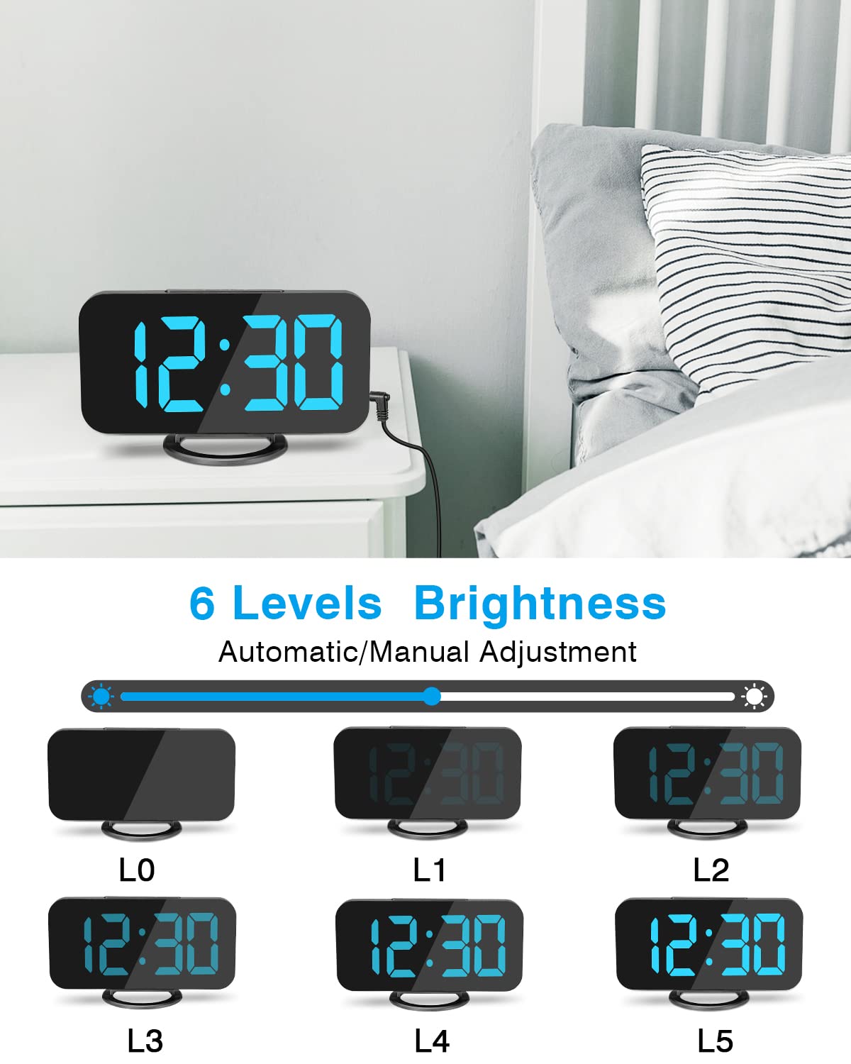 LED Digital Alarm Clock