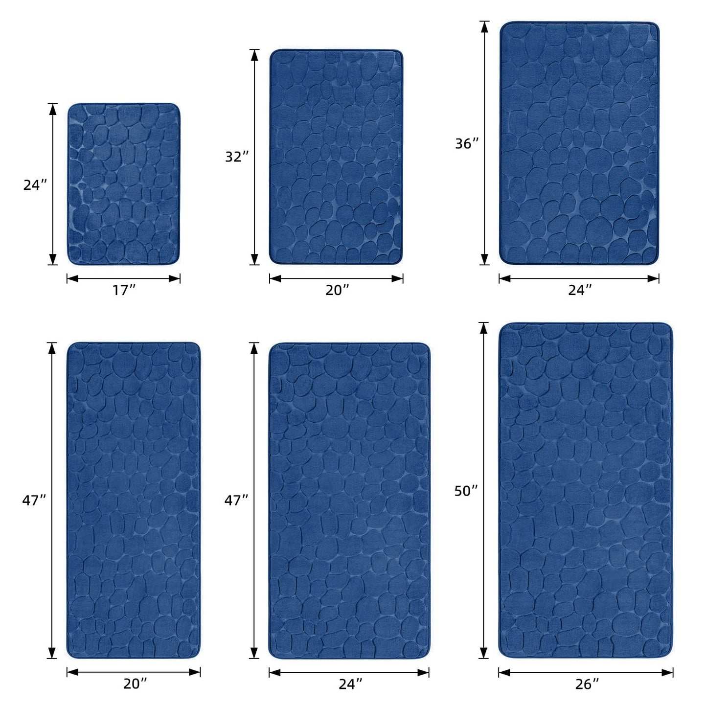 Cobblestone Memory Foam mat