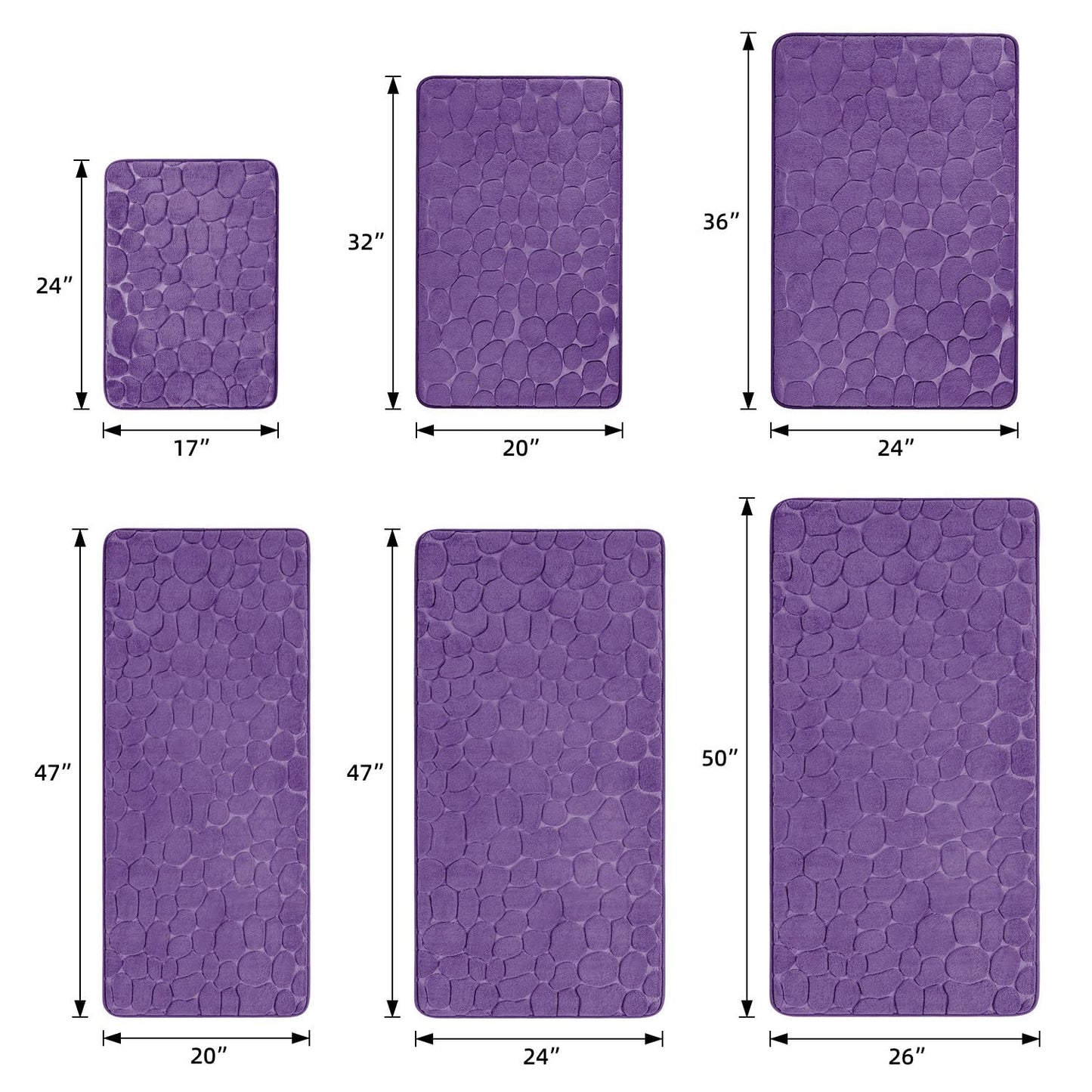 Cobblestone Memory Foam mat