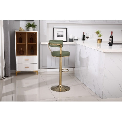 Bar Stools with Back and Footrest Counter Height Dining Chairs