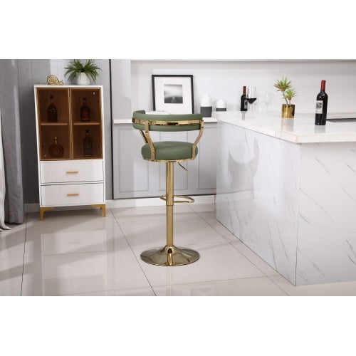 Bar Stools with Back and Footrest Counter Height Dining Chairs