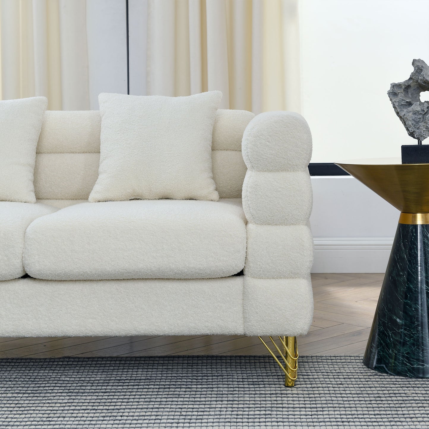 81 Inch 3 Seater Sectional Sofa