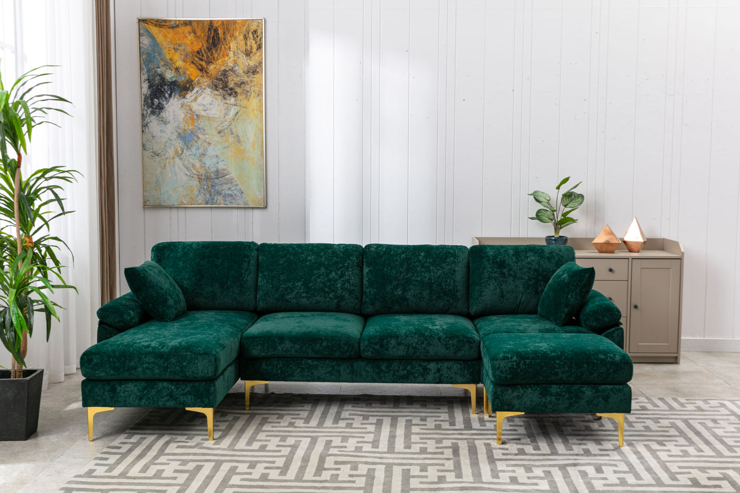 COOLMORE Accent Sectional Sofa