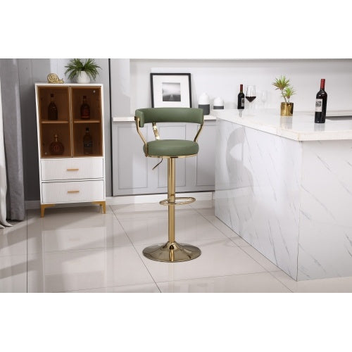 Bar Stools with Back and Footrest Counter Height Dining Chairs