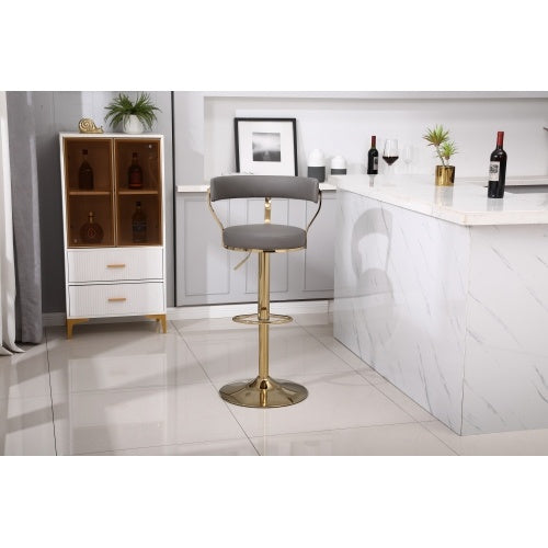 Bar Stools with Back and Footrest Counter Height Dining Chairs