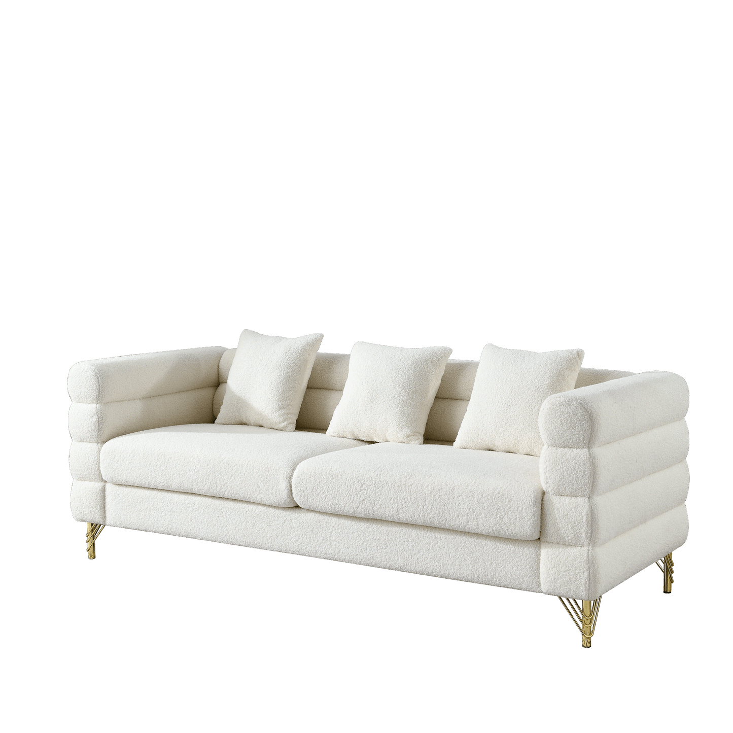 81 Inch 3 Seater Sectional Sofa