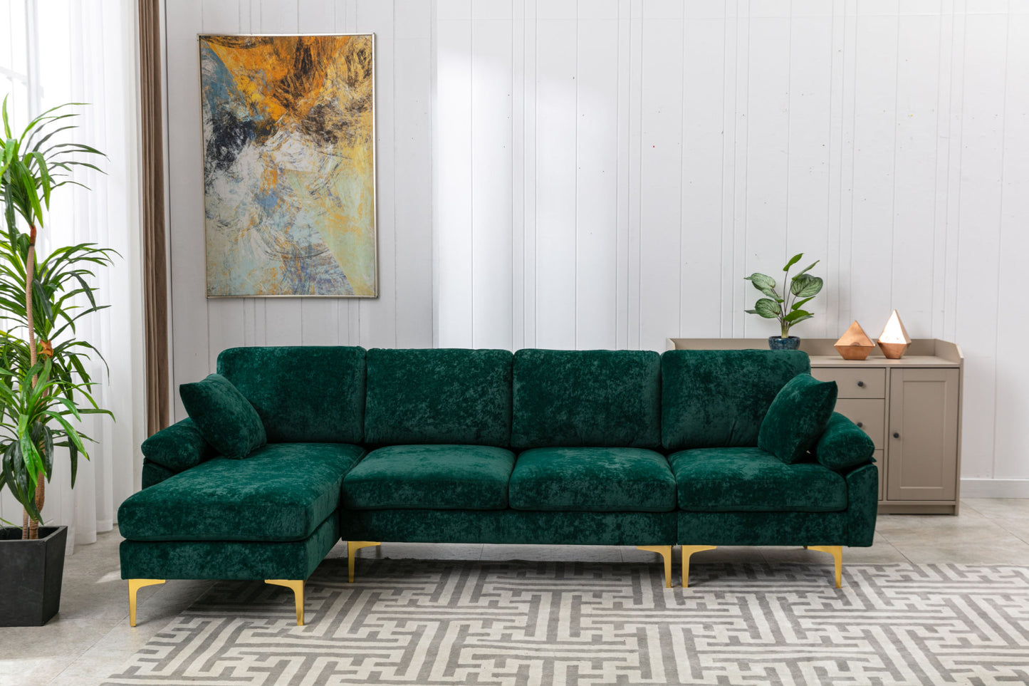 COOLMORE Accent Sectional Sofa