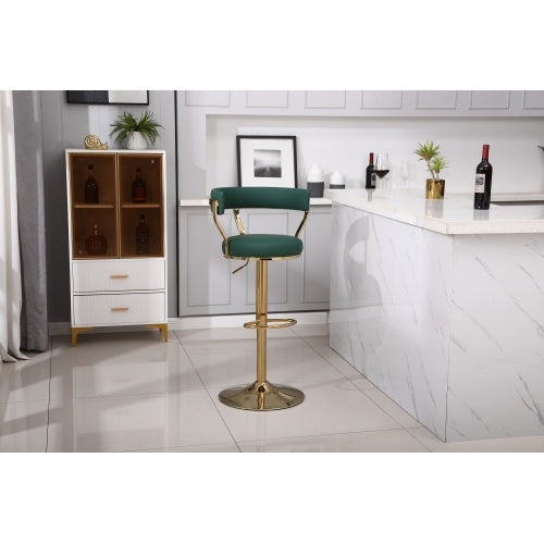 Bar Stools with Back and Footrest Counter Height Dining Chairs