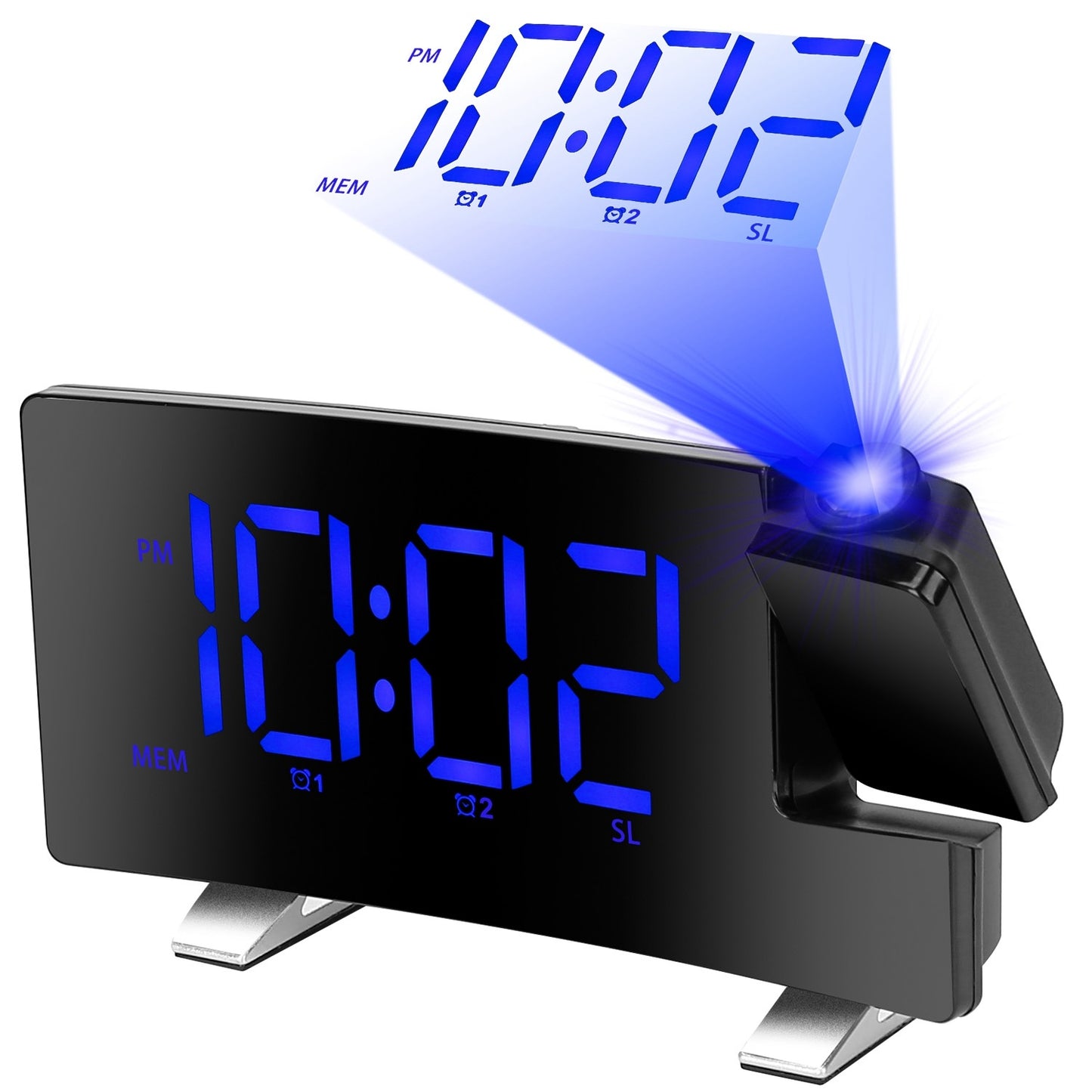 Projection Alarm Clock with Radio Function