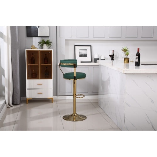 Bar Stools with Back and Footrest Counter Height Dining Chairs