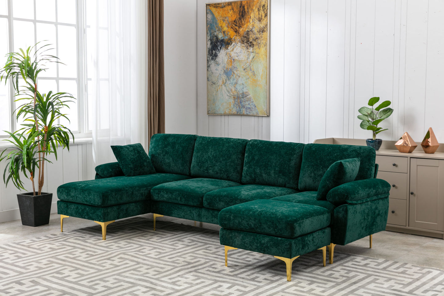 COOLMORE Accent Sectional Sofa