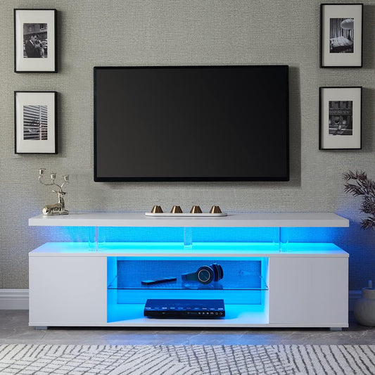 70 Inch TV LED Entertainment Center