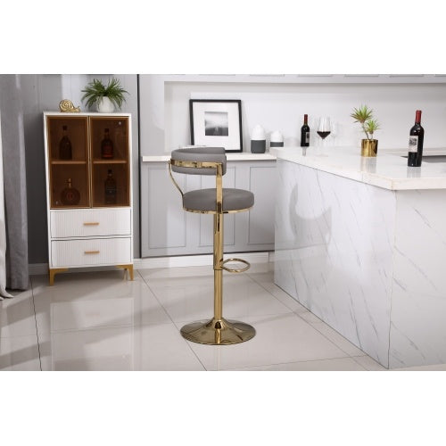 Bar Stools with Back and Footrest Counter Height Dining Chairs