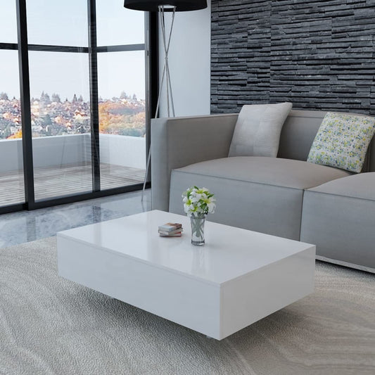 High Gloss White Coffee Table