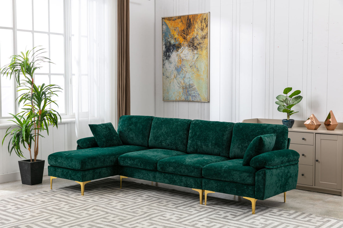 COOLMORE Accent Sectional Sofa