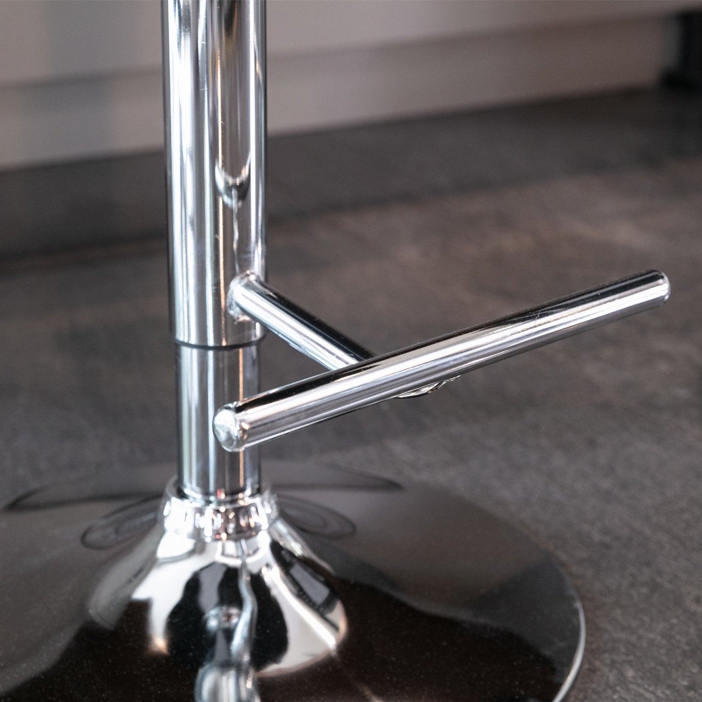 Black Swivel Velvet Barstools, Modern Upholstered Chrome base