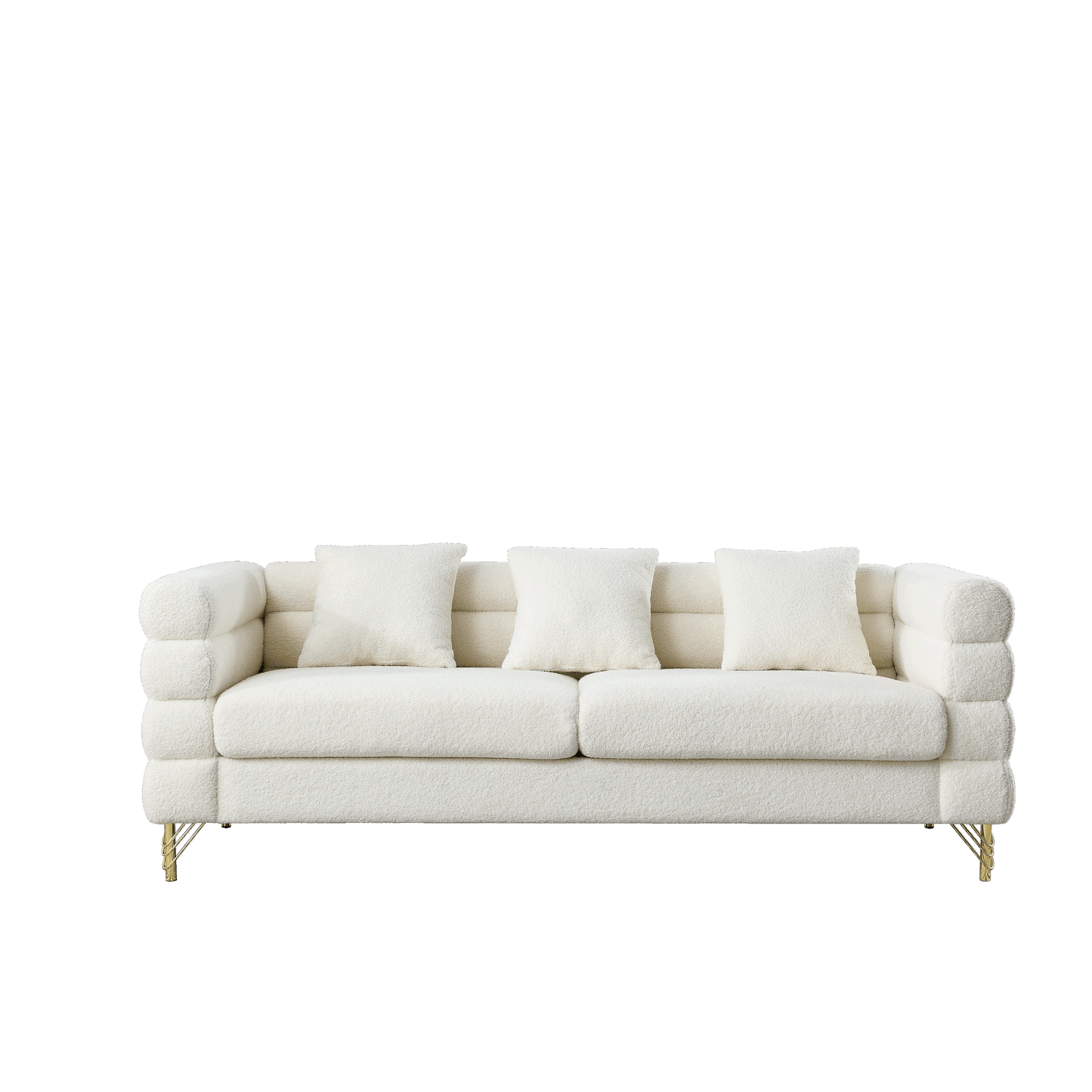 81 Inch 3 Seater Sectional Sofa
