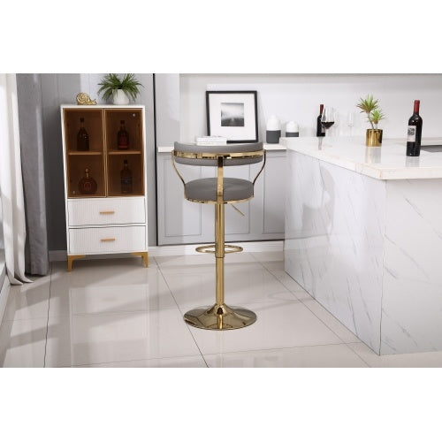 Bar Stools with Back and Footrest Counter Height Dining Chairs