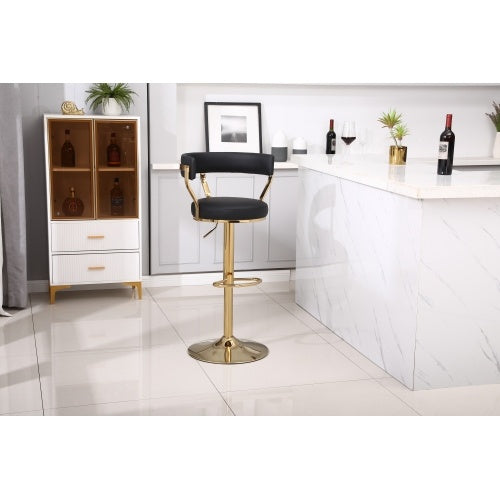 Bar Stools with Back and Footrest Counter Height Dining Chairs