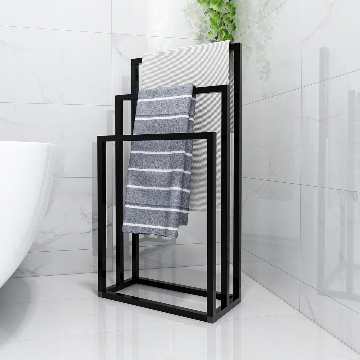 3 Tier Metal Freestanding Towel Rack