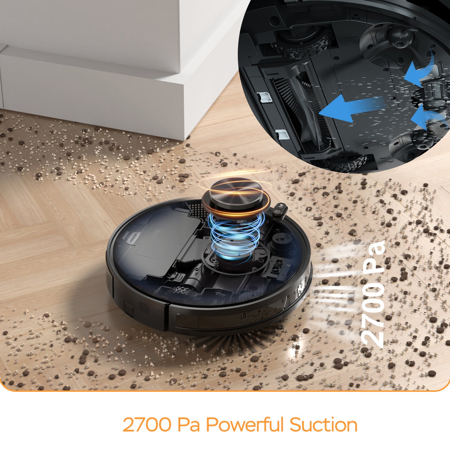 Geek Smart L7 Robot Vacuum Cleaner And Mop;  LDS Navigation