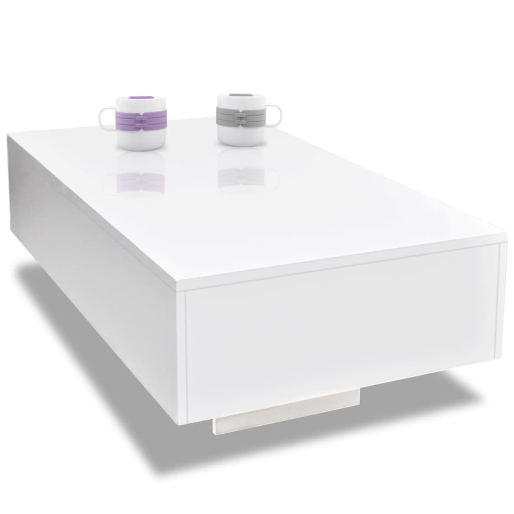 High Gloss White Coffee Table