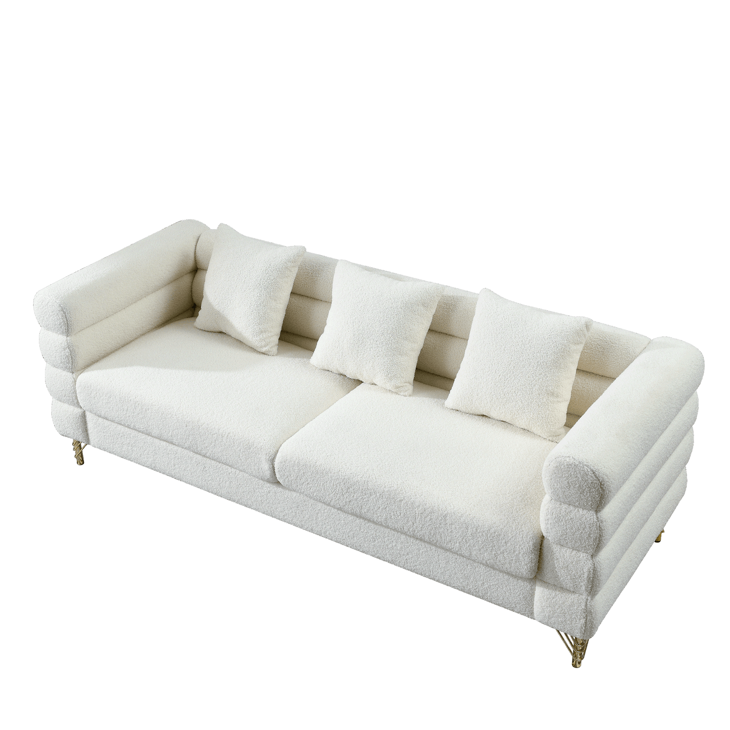 81 Inch 3 Seater Sectional Sofa